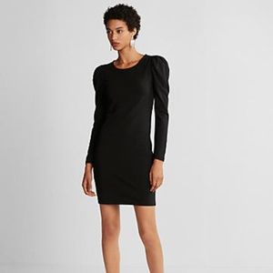 Express Puff Shoulder Mini Sheath Dress XXS